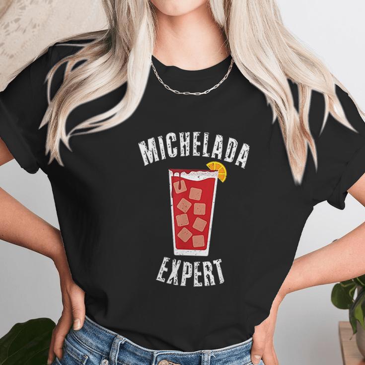 Michelada Expert Mexican Cerbeza Coctel Limon Spicy Camaron Unisex T-Shirt Gifts for Her