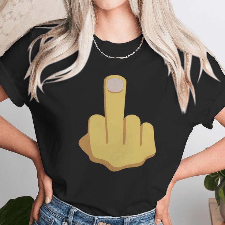 Middle Finger Emoji Tshirt Unisex T-Shirt Gifts for Her