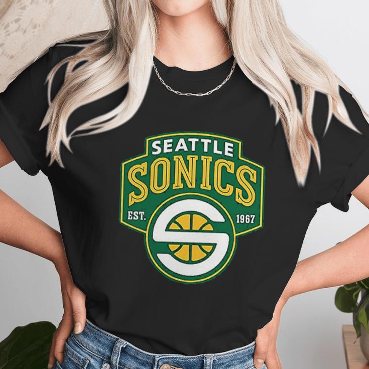 Mohammadgibson Seattle Supersonics Fashion Unisex T-Shirt Gifts for Her