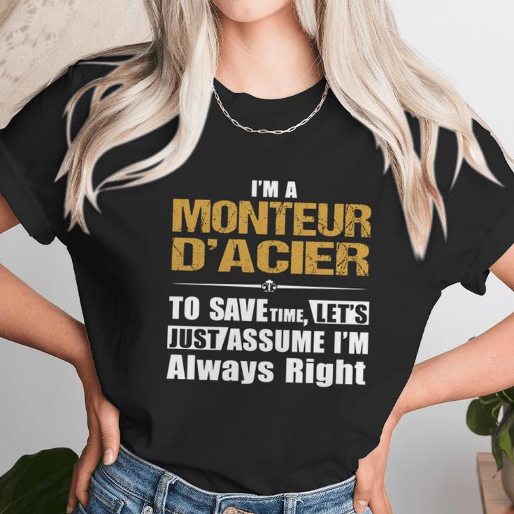 Monteur Dacier Unisex T-Shirt Gifts for Her