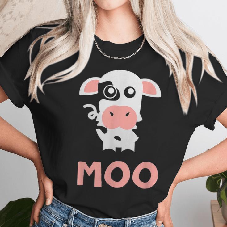 Moo Cow Farm Animals For ToddlersFam Girl Unisex T-Shirt Gifts for Her