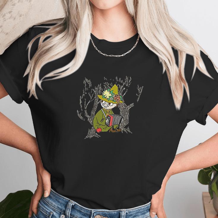 The Moomins Snufkin With Accordion Unisex T-Shirt Gifts for Her