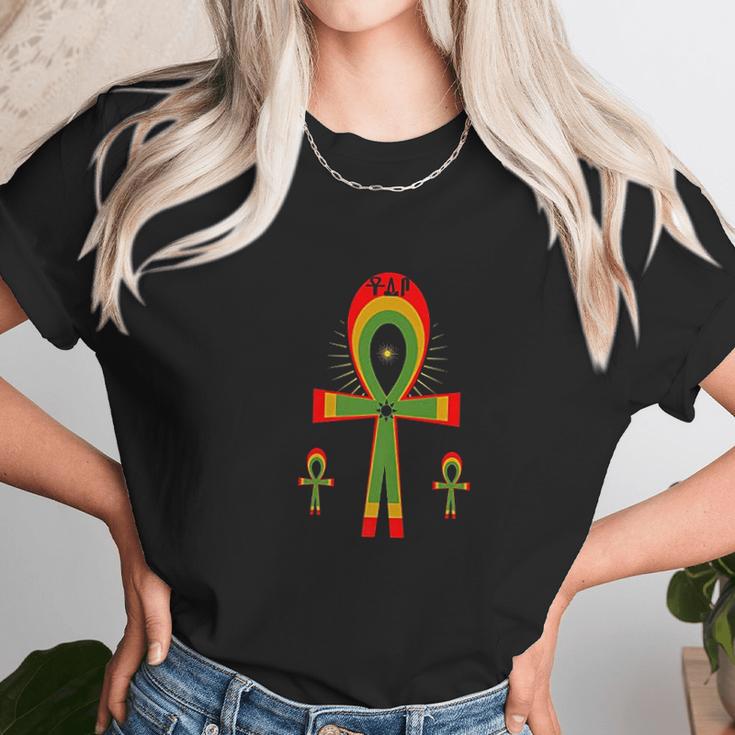 Moorish American Ankh Unisex T-Shirt Gifts for Her