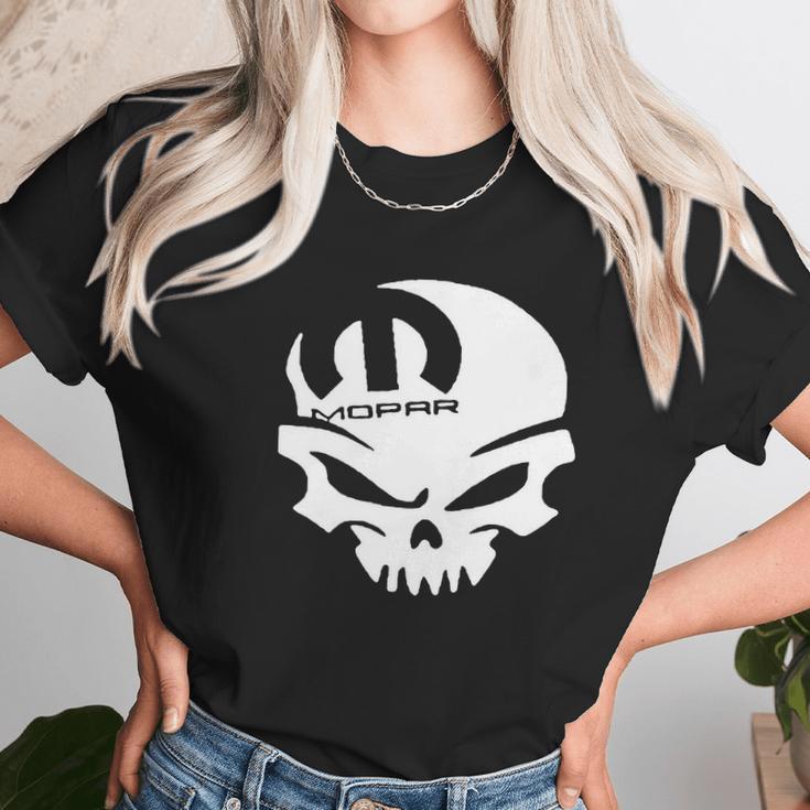 Mopar - Skull Mopar Unisex T-Shirt Gifts for Her