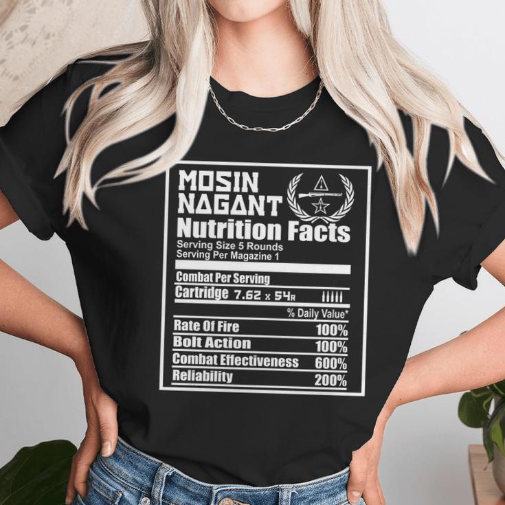 Mosin Nagant Nutrition Facts Unisex T-Shirt Gifts for Her