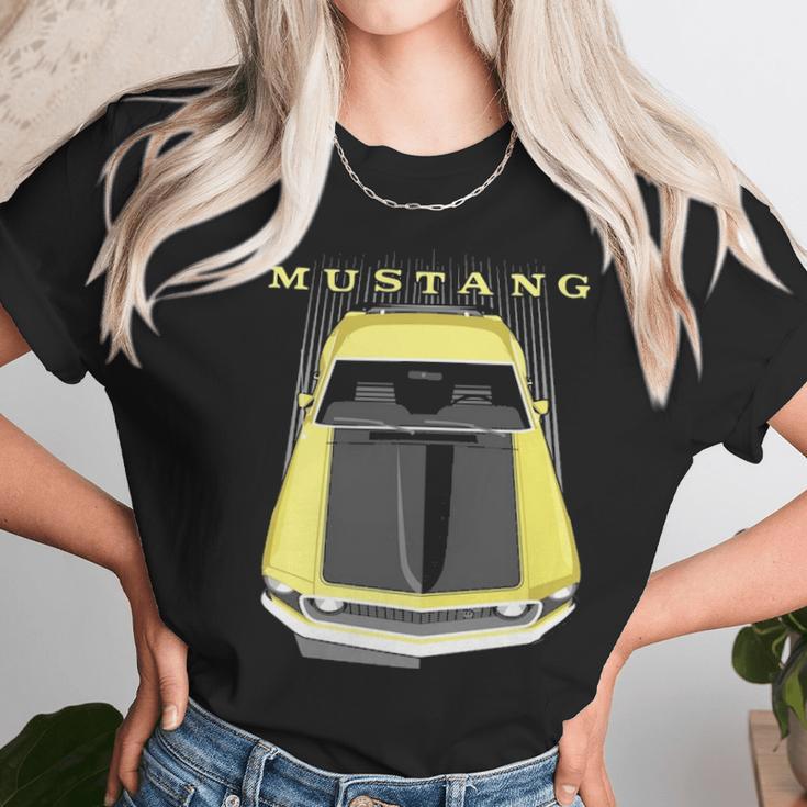 Mustang Boss 69 Yellow Unisex T-Shirt Gifts for Her