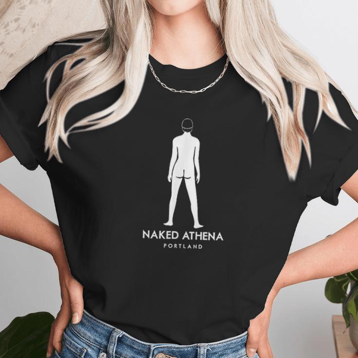 Nakd Athena Portland Oregon Demonstration Sculpture Unisex T-Shirt Gifts for Her