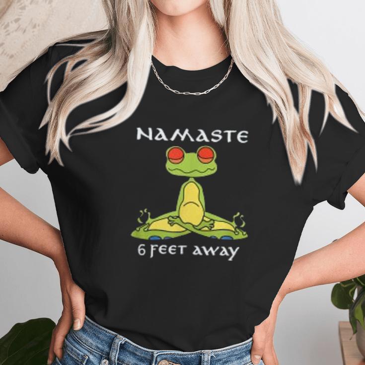 Namaste Social Distancing Unisex T-Shirt Gifts for Her