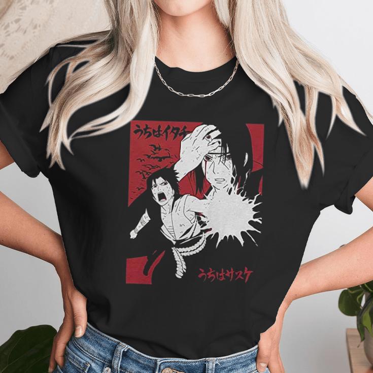 Naruto Shippuden Itachi & Sasuke Unisex T-Shirt Gifts for Her