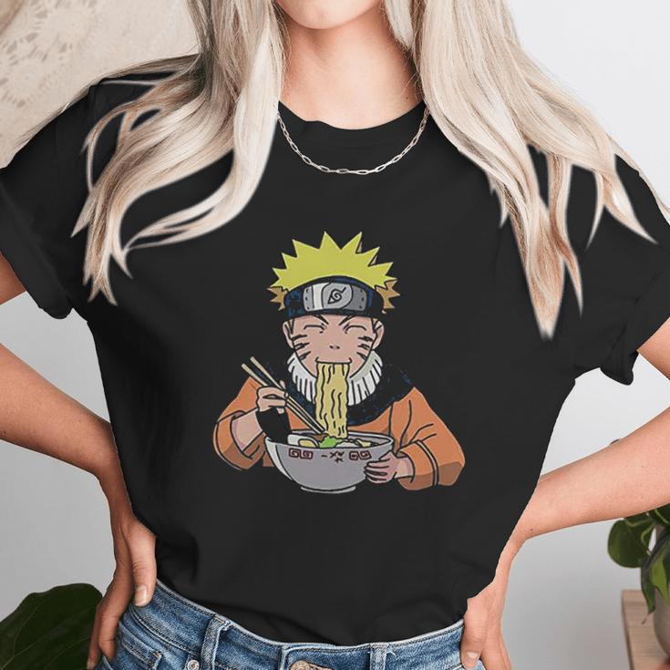 Naruto Uzumaki Ichiraku Ramen Noodles Unisex T-Shirt Gifts for Her