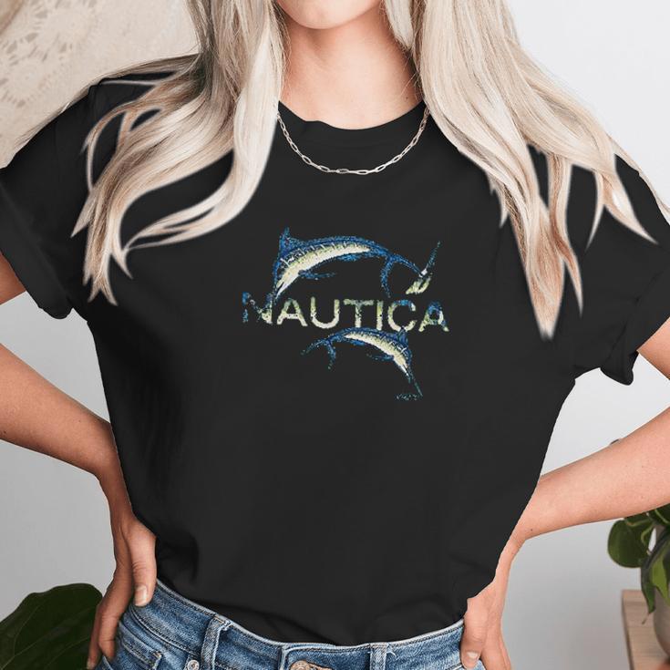 Nautica Mens Cotton Fish Print Series Graphic Unisex T-Shirt Gifts for Her