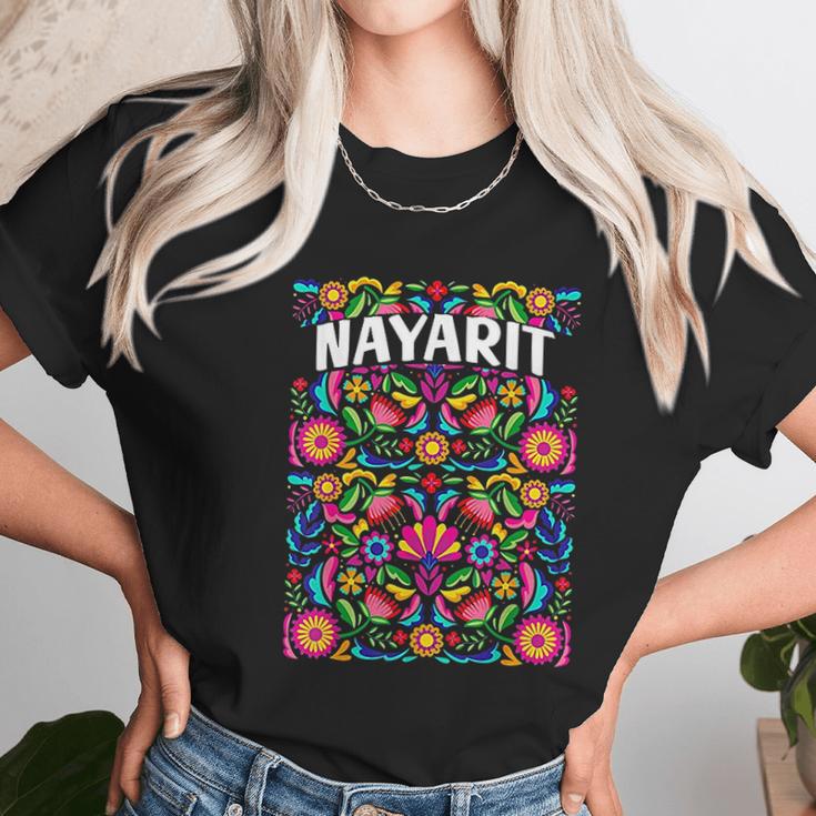 Nayarit Flores Mexicanas Unisex T-Shirt Gifts for Her