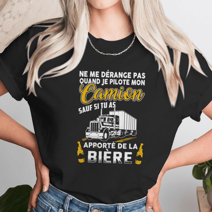 Ne Me Dérange Pas Quand Je Pilote Unisex T-Shirt Gifts for Her