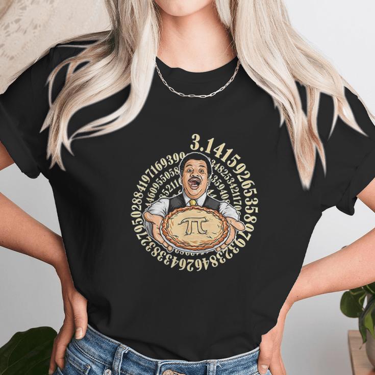 Neil Degrasse Tyson Pi Day Unisex T-Shirt Gifts for Her