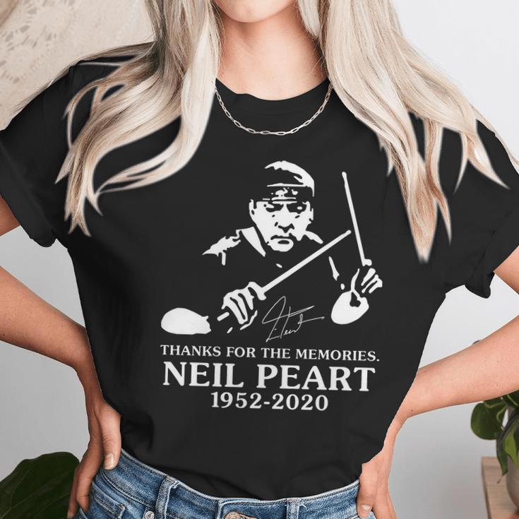 Neil Peart Thanks For The Memories Unisex T-Shirt Gifts for Her