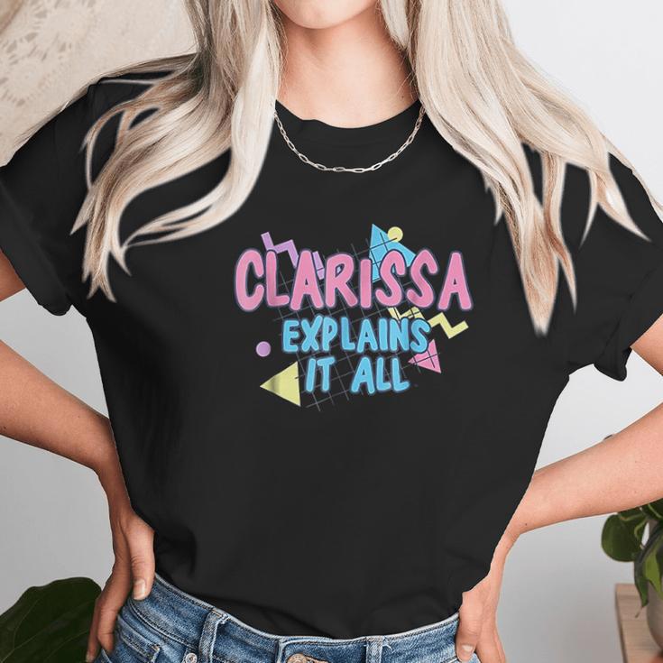 Nick Rewind Clarissa Explains It All Logo Unisex T-Shirt Gifts for Her