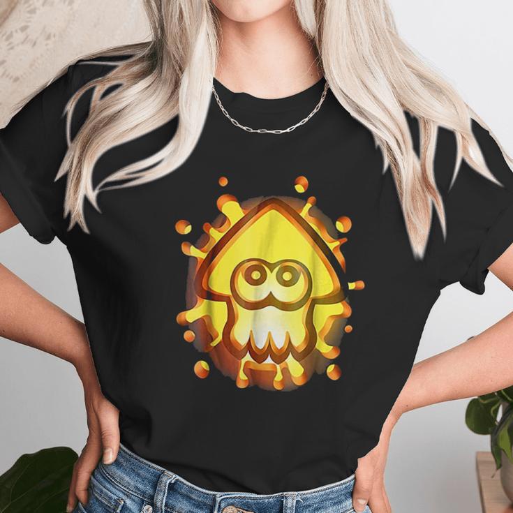 Nintendo Splatoon Inkling Halloween Pumpkin Graphic Unisex T-Shirt Gifts for Her