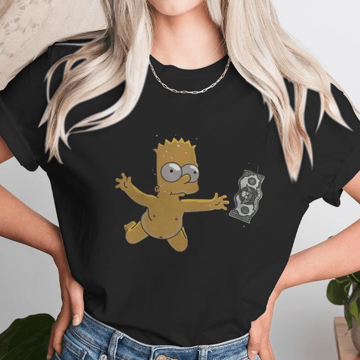 Nirvana Bart Simpson Unisex T-Shirt Gifts for Her