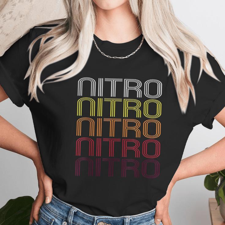 Nitro Vintage Style West Virginia Unisex T-Shirt Gifts for Her