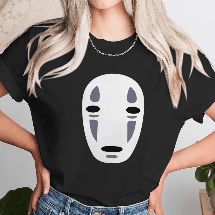 No Face Spirited Away No Face Spirited Away Chihiro Studio Ghibli Minimalist Vector Unisex T-Shirt Gifts for Her