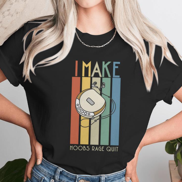 I Make Noobs Rage Quit Unisex T-Shirt Gifts for Her