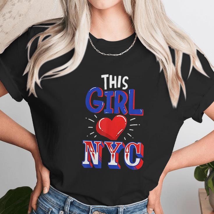 Nyc Girl New York Lover Unisex T-Shirt Gifts for Her