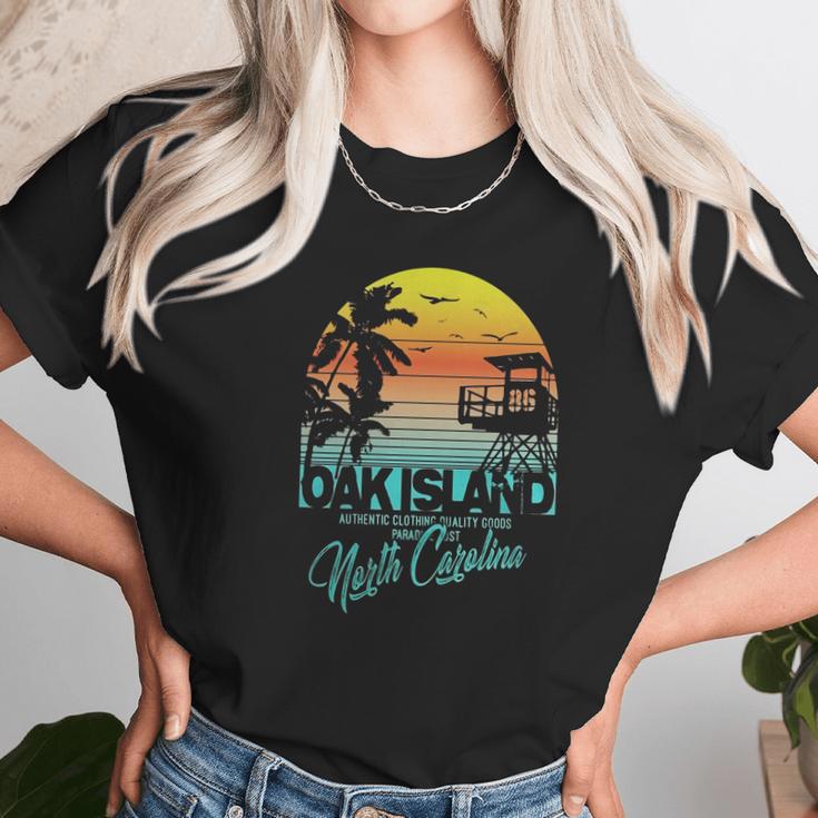 Oak Island North Carolina Beach Shirt Unisex T-Shirt Gifts for Her