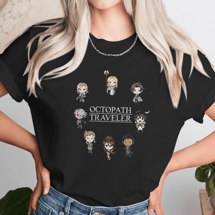 Octopath Traveler Nerd Geek Unisex T-Shirt Gifts for Her