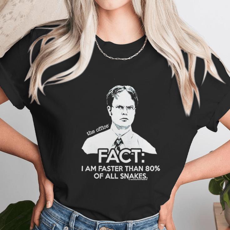 The Office Dwight Fact Faster Than Snakes Unisex T-Shirt Gifts for Her