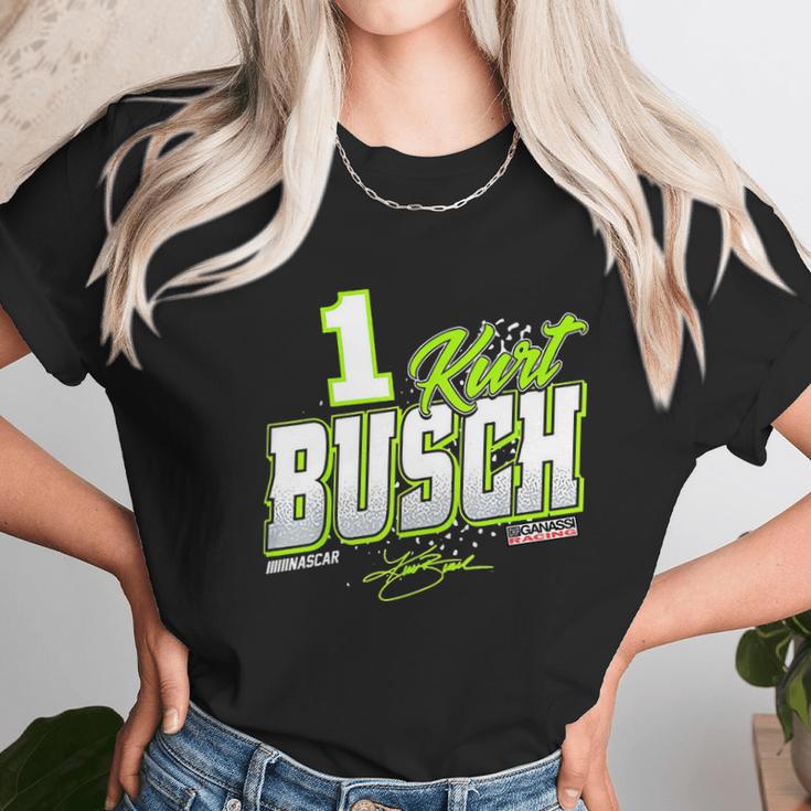 Officially Licensed Kurt Busch Mens Driver Splash Unisex T-Shirt Gifts for Her