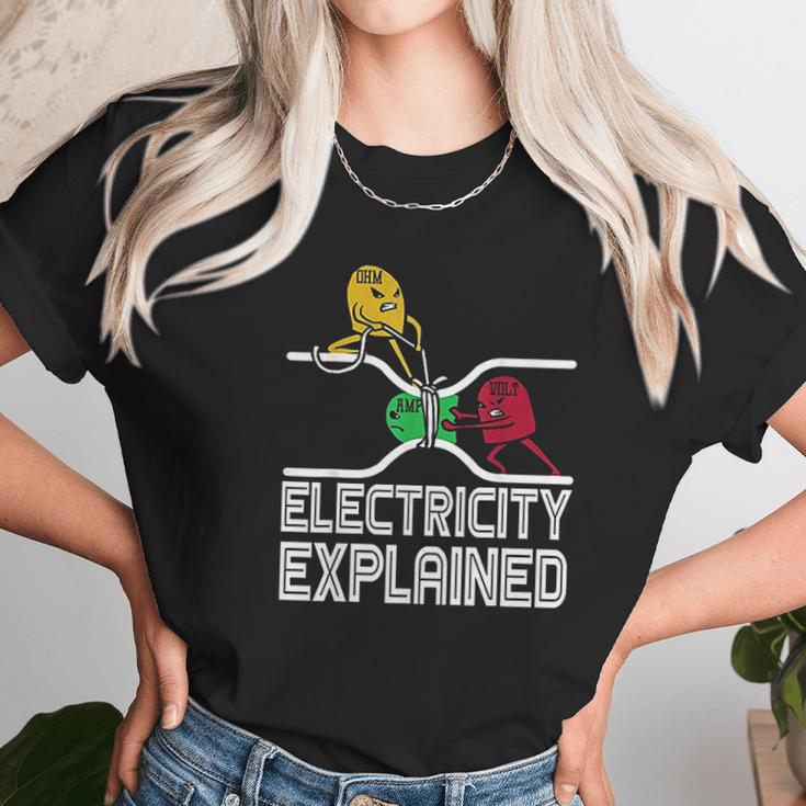 Ohm Volt Amp Electricity Explained Unisex T-Shirt Gifts for Her