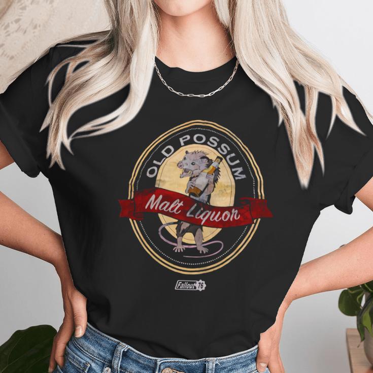 Old Possum Malt Liquor Fallout 76 T-Shirt Unisex T-Shirt Gifts for Her