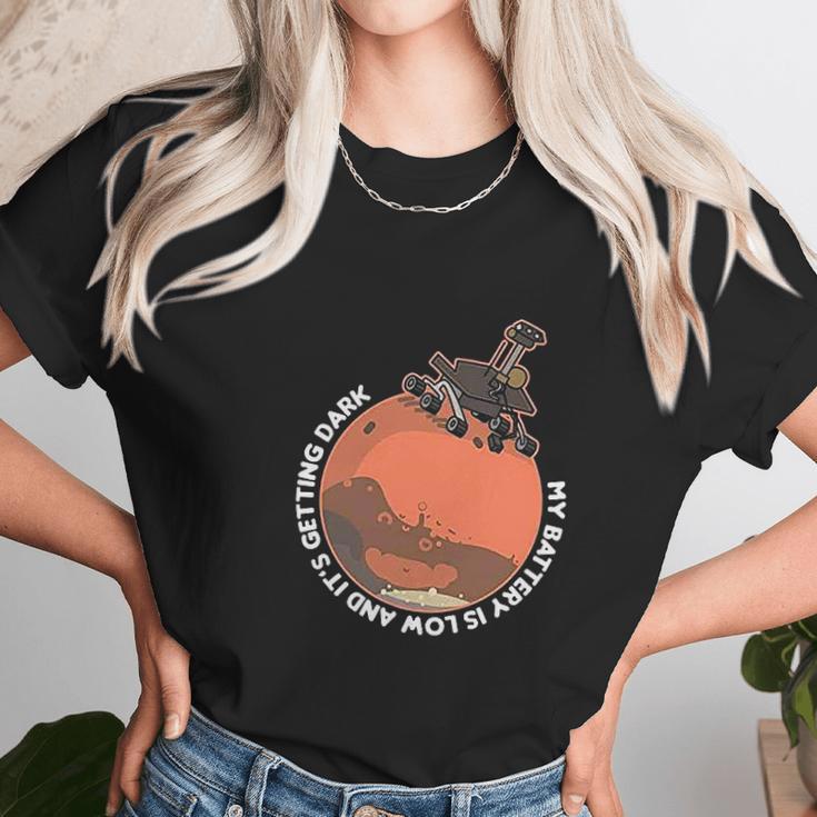 Opportunity Rover Mars Nasa Science Geeky Unisex T-Shirt Gifts for Her