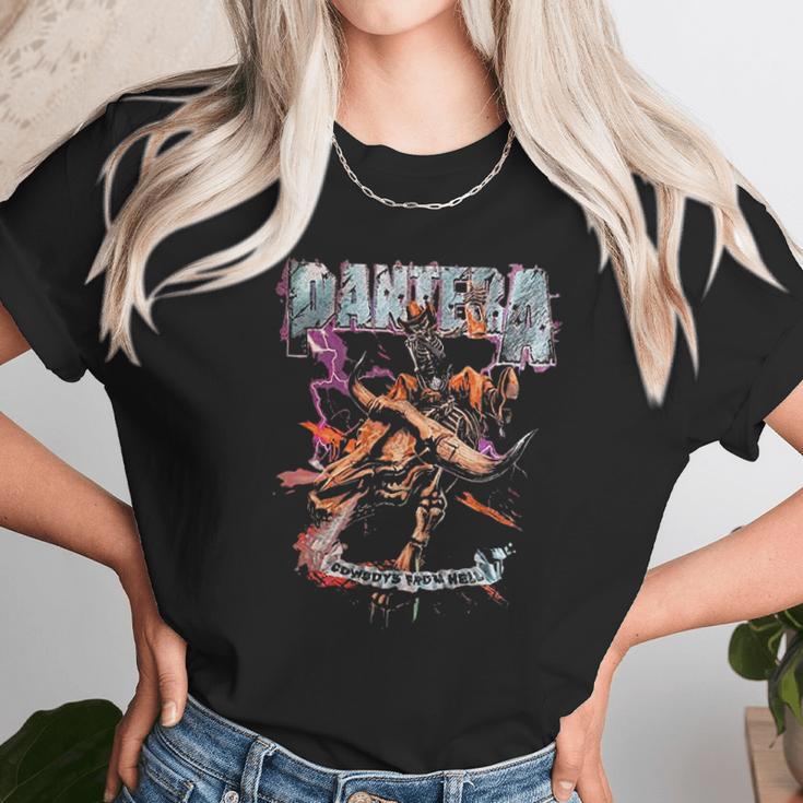 Pantera Official Cowboys From Hell Riding Skeleton Unisex T-Shirt Gifts for Her