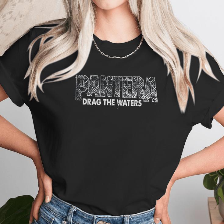 Pantera Official Snake Skin Logo Drag The Waters Unisex T-Shirt Gifts for Her