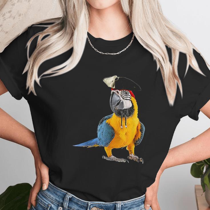 Parrot Of The Caribbean Bird Pirate Halloween Costume Gift Unisex T-Shirt Gifts for Her