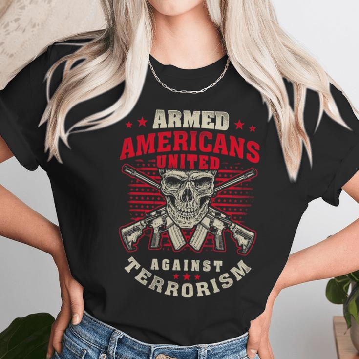 Patriot Against Terrorism GiftUnisex T-Shirt Gifts for Her