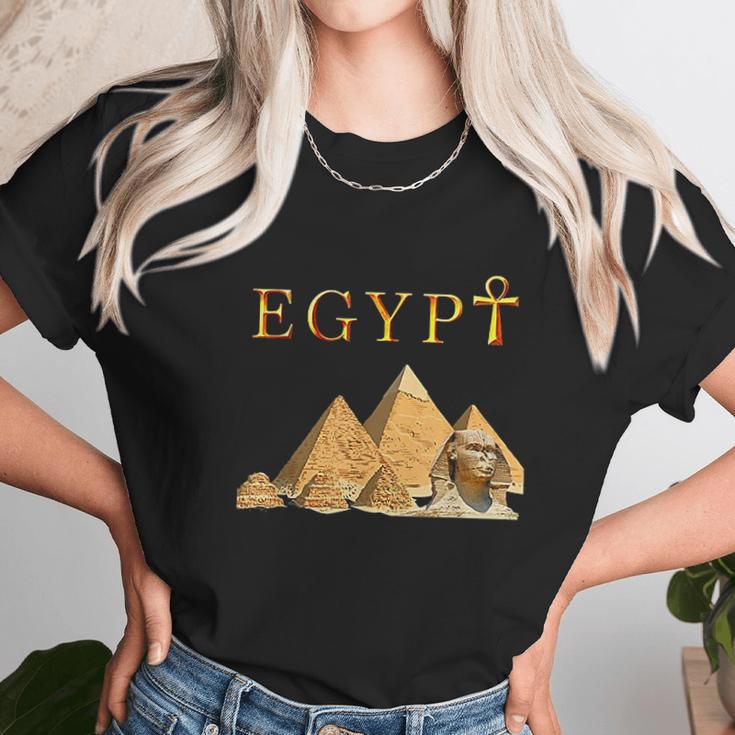 Pharaoh Ankh Pyramids Sphinx Egypt Tut Egyptian Gift Amazing Unisex T-Shirt Gifts for Her