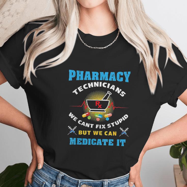 Pharmacy Technician Funny Pharmacy Tech Unisex T-Shirt Gifts for Her