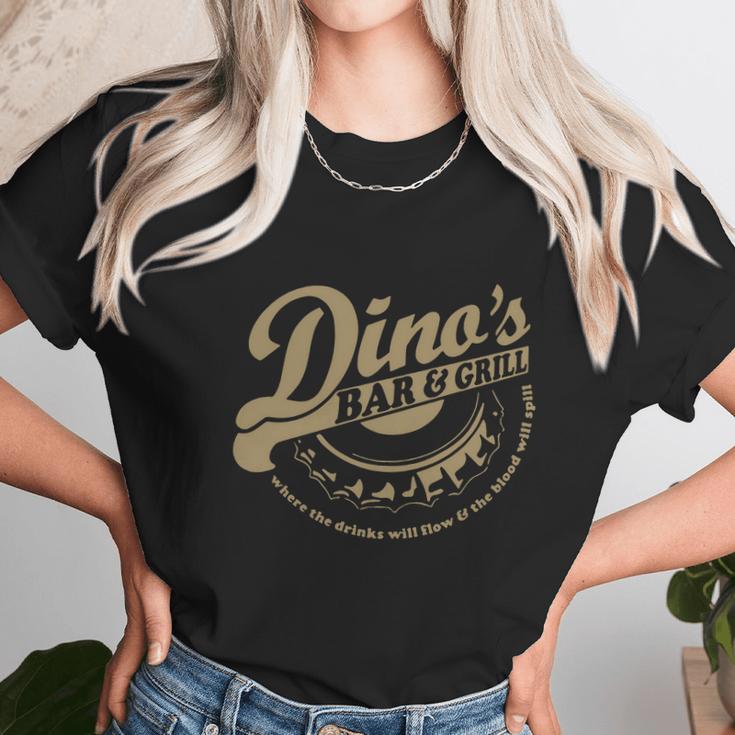 Phil Lynott Inspired Dinos Bar And Grill Unisex T-Shirt Gifts for Her