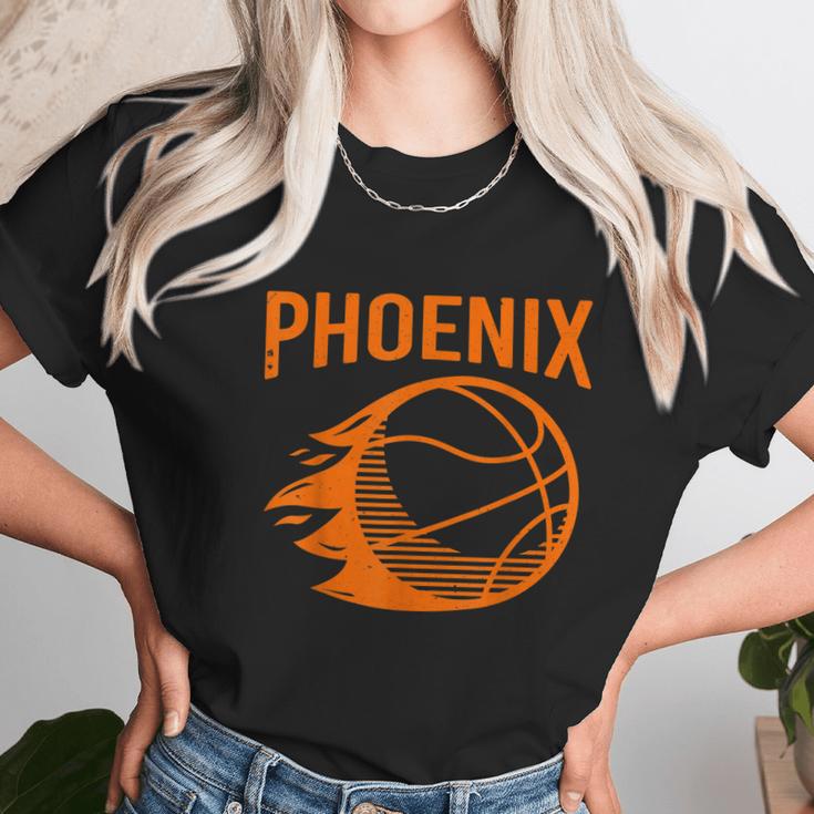 Phoenix Basketball Retro City Arizona State Bball Unisex T-Shirt Gifts for Her