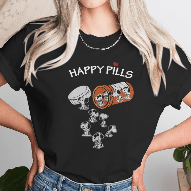 Pills Snoopy Unisex T-Shirt Gifts for Her