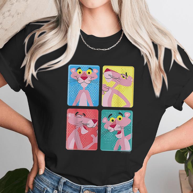 Pink Panther Colorful Portrait Unisex T-Shirt Gifts for Her