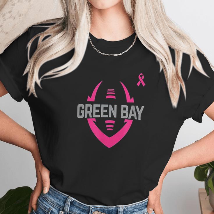 Pink Ribbon Green Bay Unisex T-Shirt Gifts for Her