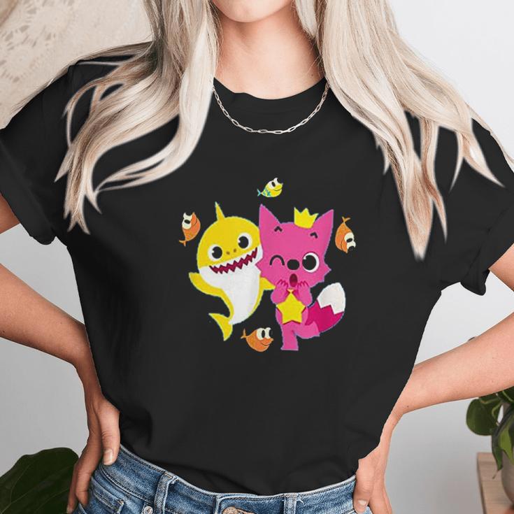 Pinkfong And Baby Shark Unisex T-Shirt Gifts for Her