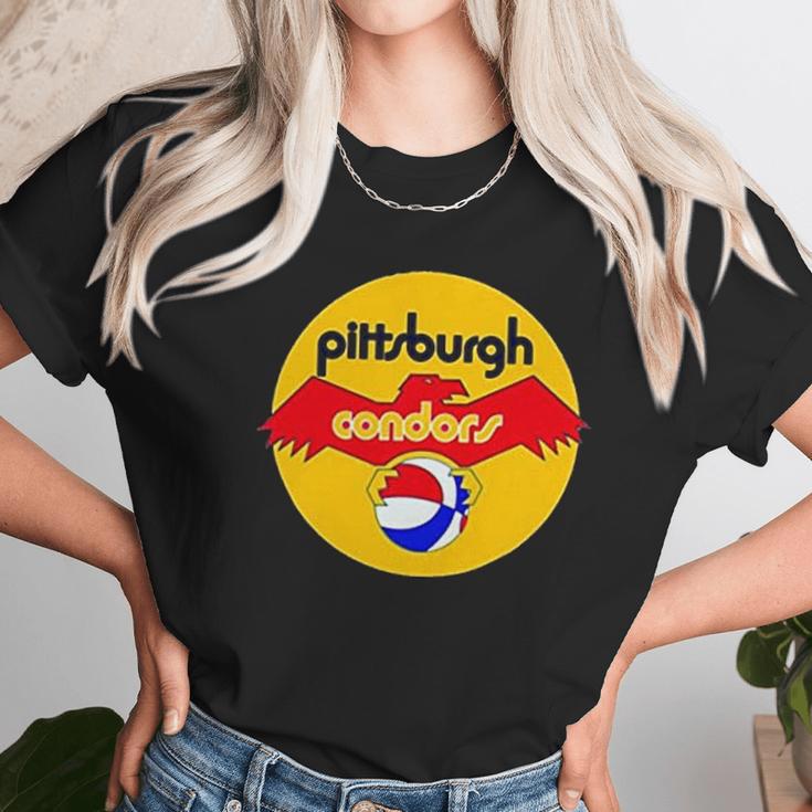 Pittsburgh Condors Aba Retro Basketball Unisex T-Shirt Gifts for Her