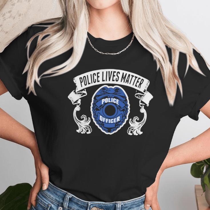 Police Lives Matter Police Officer Shirt Unisex T-Shirt Gifts for Her