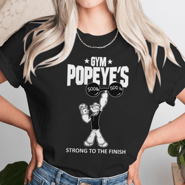 Popeye Gym Funny Unisex T-Shirt Gifts for Her