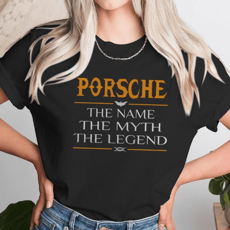 Porsche Legend Name Porsche - Teeforporsche Unisex T-Shirt Gifts for Her