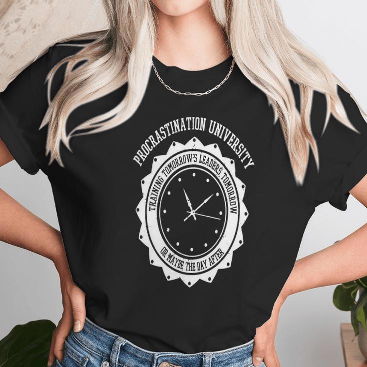 Procrastination University Unisex T-Shirt Gifts for Her